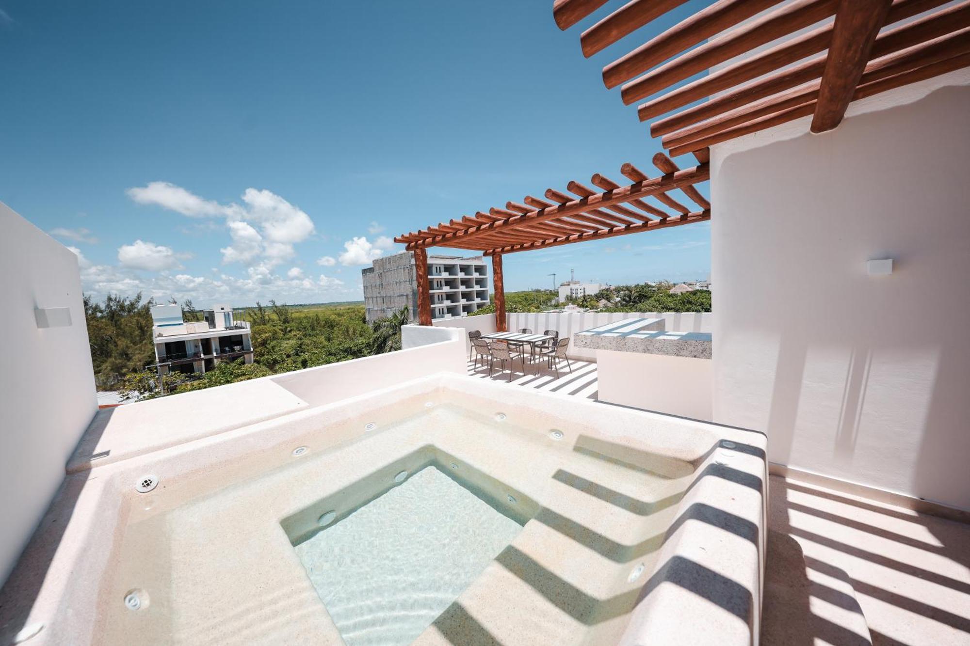 Appartement Porto Blu à Puerto Morelos Extérieur photo