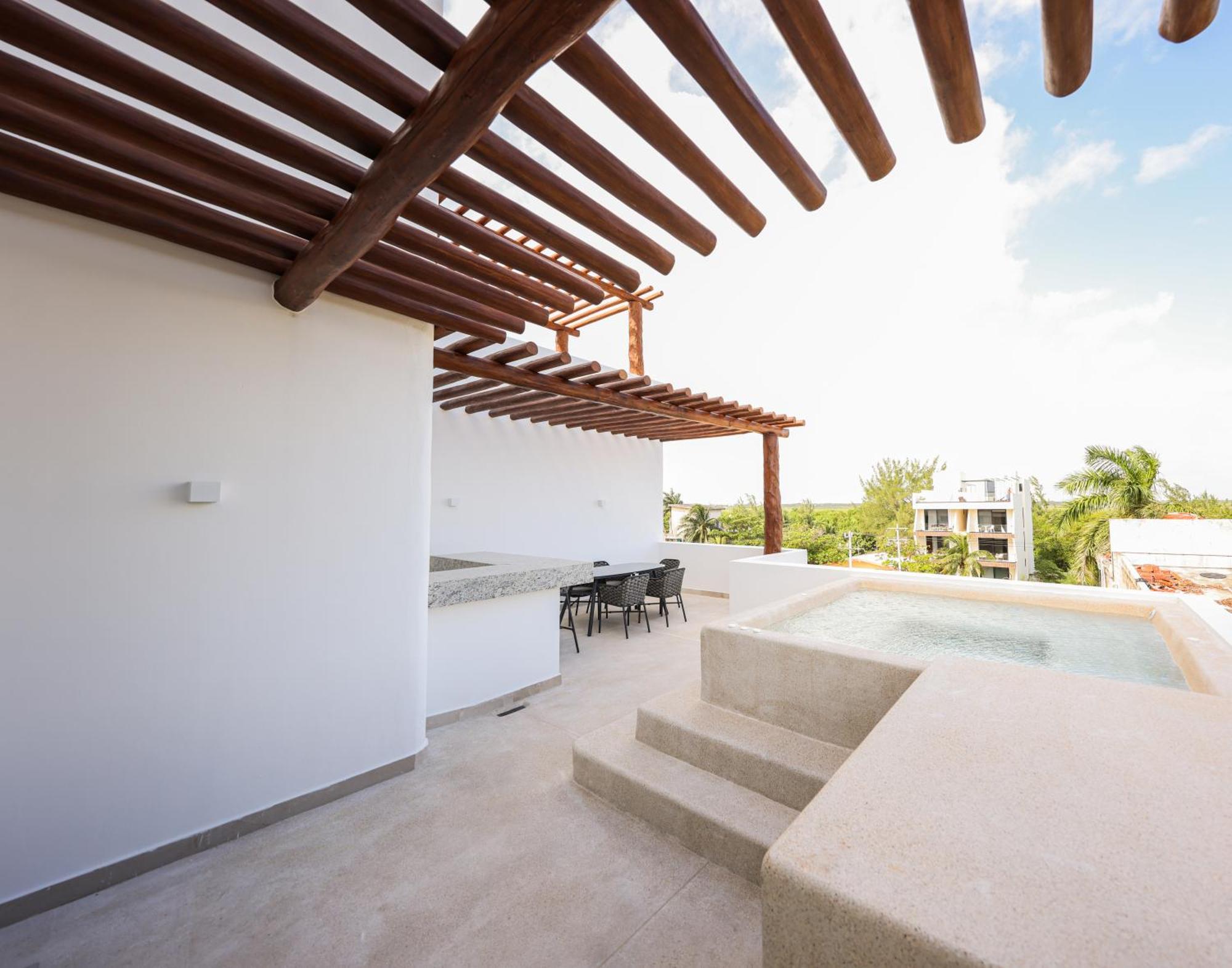 Appartement Porto Blu à Puerto Morelos Extérieur photo